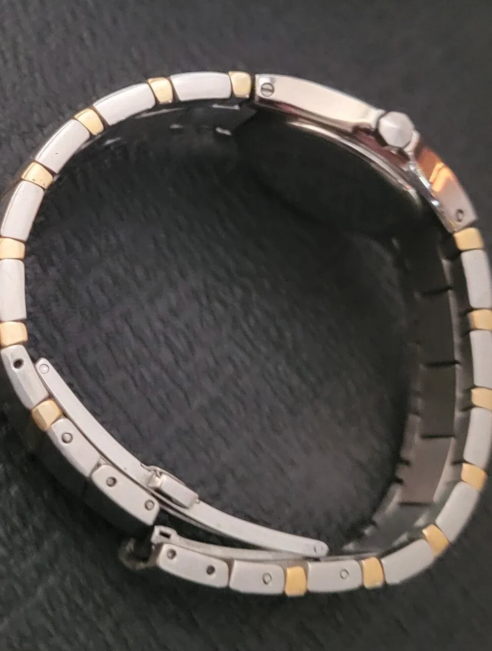 Authentic Movado Museum Watch 24mm Black Two-Tone Extra Links Box Papers